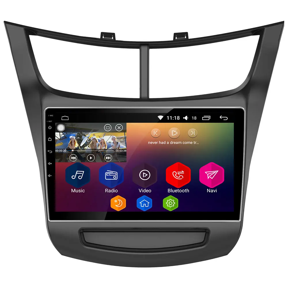 

10.1" IPS WIFI Android 8.1 Octa Core 2GB RAM 32GB ROM RDS BT FM Car DVD Multimedia Player Radio For Chevrolet Sail 2015-2018