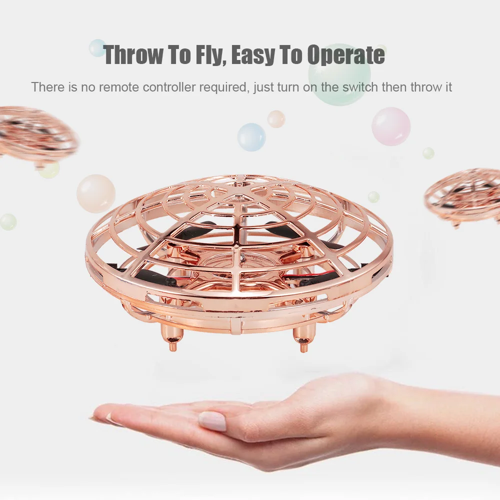 

F802 Mini RC Drone Infrared Induction Hand Control UFO Altitude Hold RC Training Dron RC Quadcopter for Boys Kids Toys