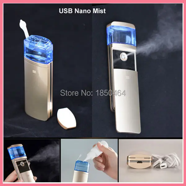 10pcs \ много DHL Nano Mist спрей бак для воды мистер опрыскиватель для лица влаги