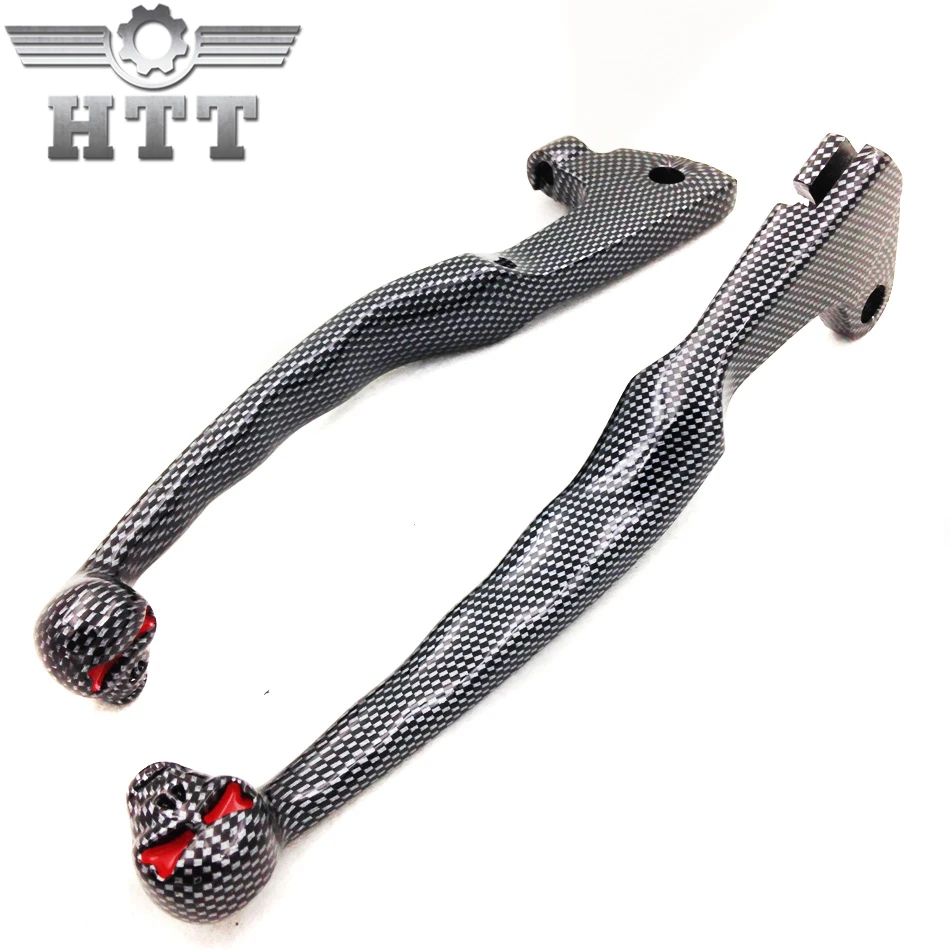 

Aftermarket free shipping motorcycle parts Brake Clutch skull Lever Virago 250 535 700 750 1000 1100 V-Star Carbon