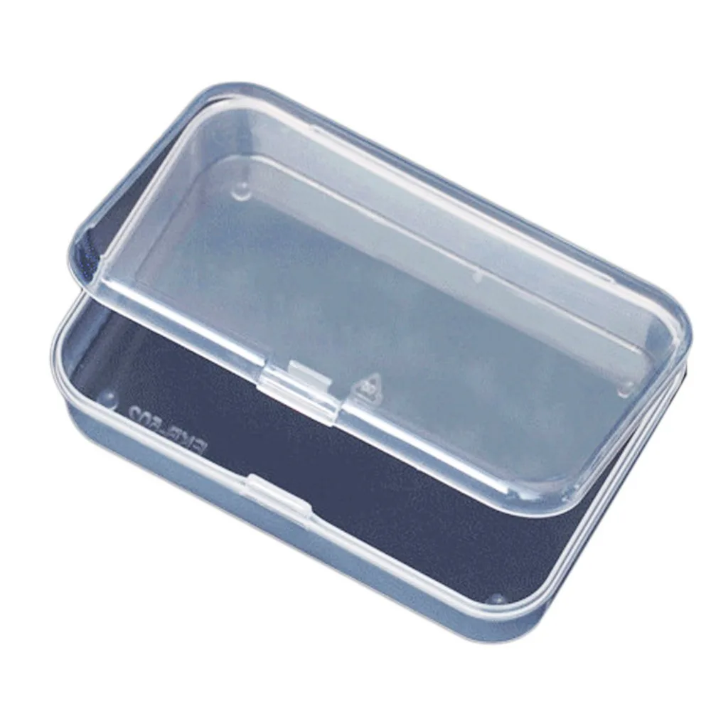 

New Plastic Clear Transparent Storage Boxes Collections Container Organizer Case Box for Jewelry for Food 8.5*5.7*2cm 0844