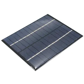 

High Quality 12V 2W 160mA Polycrystalline Silicon Solar Panel Module Cells universal for Phones Charger DC Battery DIY 136x110mm