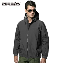 REEBOW TAKTIK Hardshell Erkekler Açık yürüyüş ceketi Erkekler Sonbahar Askeri SWAT Su Geçirmez Rüzgar Geçirmez Ceket Airsoft Paintball