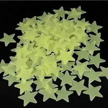 3 см светятся в темноте Стикеры потолок светятся в темноте звезды Наклейки Наклейка Baby Дети Спальня yh944