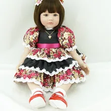 Виниловая силиконовая кукла reborn baby Cock Sleep lifelike принцесса кукла "малыш" ребенок популярный Рождество год бутик подарки