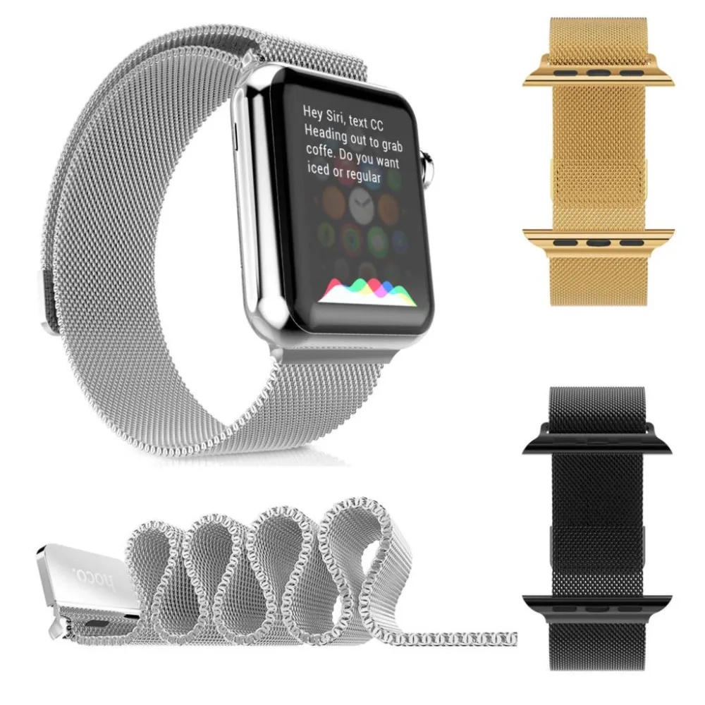 New Arrival HOCO Milanese Loop Strap Made By 316L Stainless Steel With Adjustabl