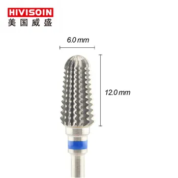 

Straight Edge with Spiral Cut - Standard(1204.060)- ISO176 -Tungsten Carbide Burs - HIVISOIN Carbide Nail Drill Bit&Dental Burs
