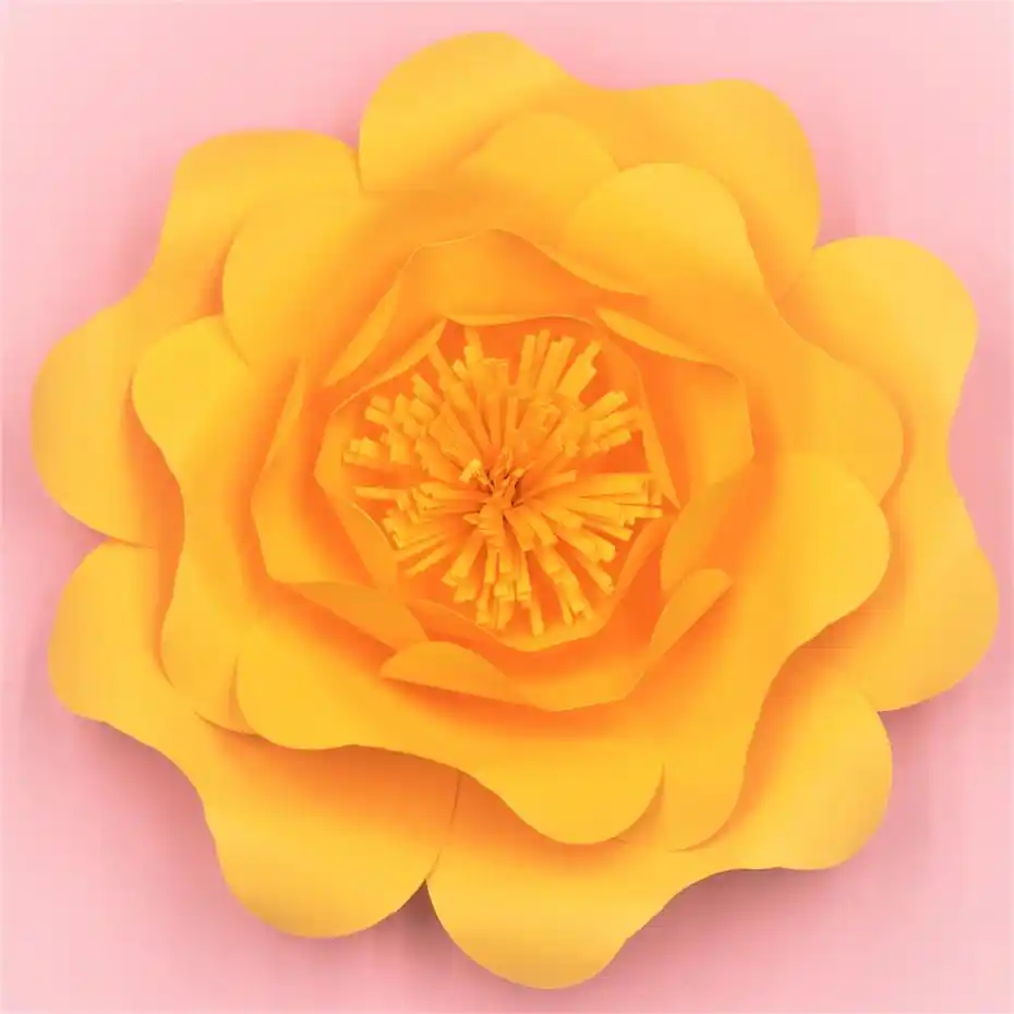 2018 half made giant paper flowers diy full kits for wedding event decorations backdrops deco video tutorials 5 sizes 6 colors made flower with paper