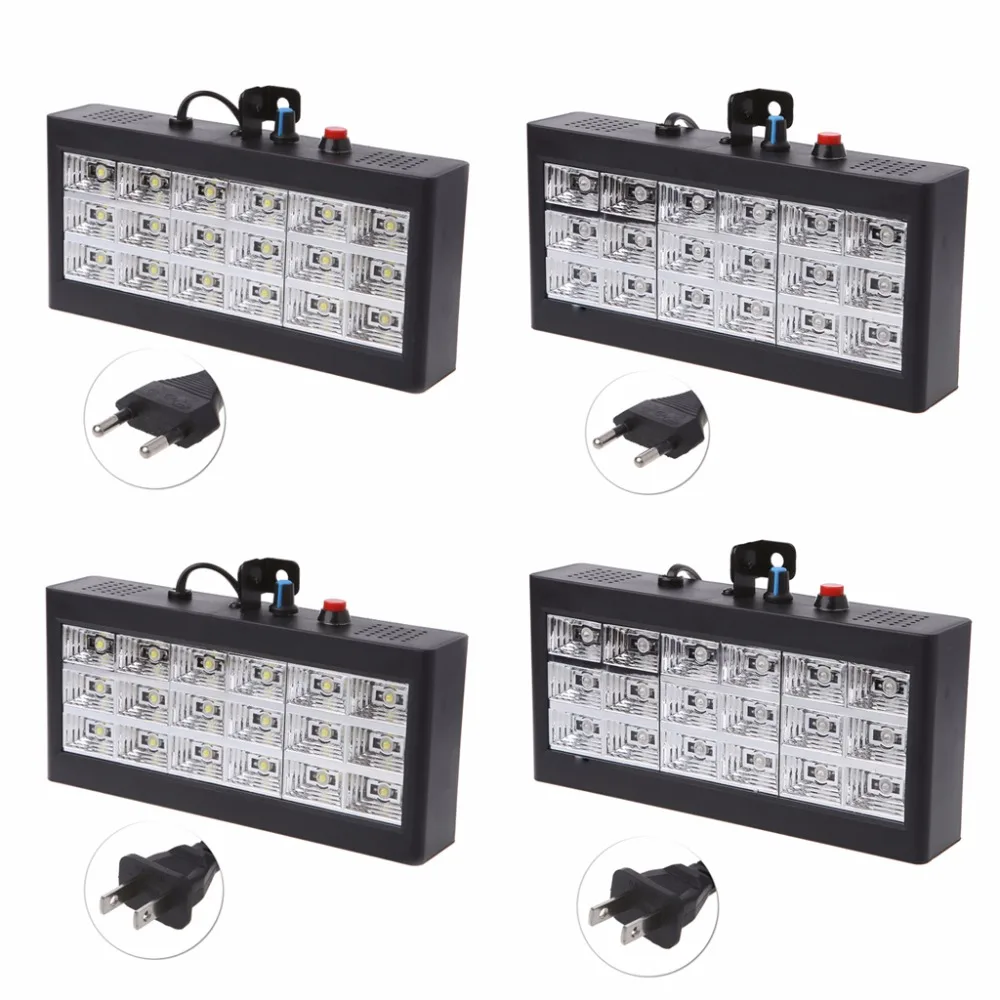 HNGCHOIGE 18 LED RGB/الأبيض كشاف ضوئي ضوء إحترافي ل DJ شعاع ضوء لنادي الديسكو KTV المرحلة حزب تبين لنا/الاتحاد الأوروبي التوصيل 0 -25 واط
