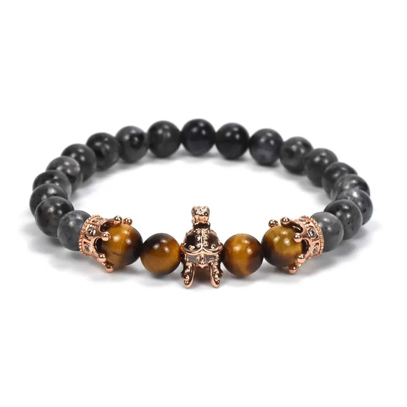 Dropshiping Горячая Мода Проложить Лев Крест гантели шлем браслет с буддийскими шармами для мужчин женщин Парные браслеты ювелирные изделия Pulseiras