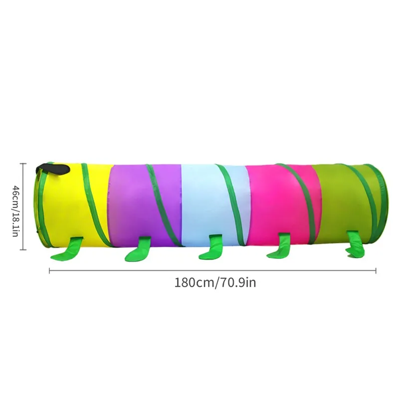 Палатки для детей дети животное всплывающие ползать туннель труба играть палатка игрушка в помещении/на открытом воздухе сад игра Младенческая дрель скалолазание головоломка