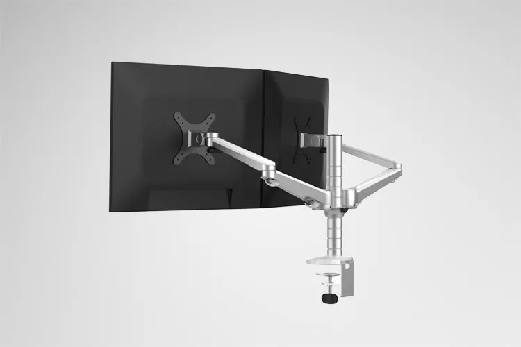 Free Shipping OA-4S Aluminum Desktop Double Arm