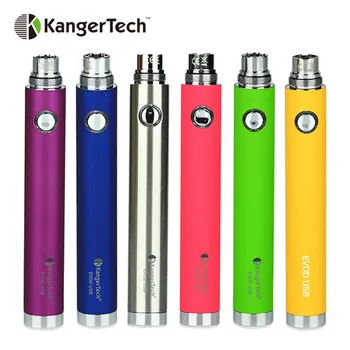 

Original Kangertech EVOD USB Passthrough Battery 650mAh for EGo Tank Atomizer Electronic Cigarette Vape Kangertech Evod Battery