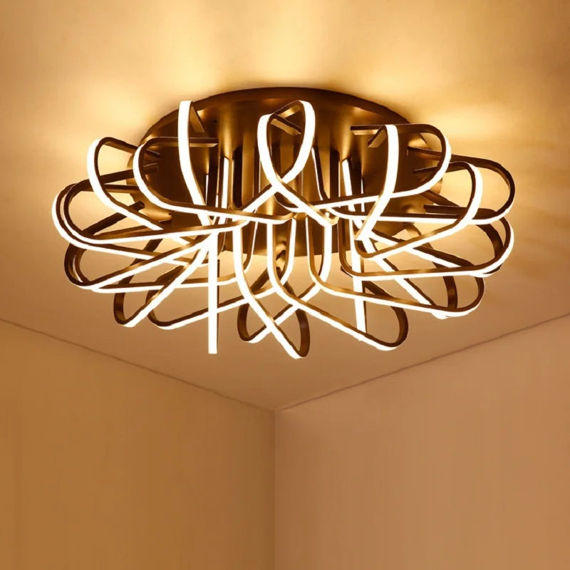 New Nest LED Ceiling Lights For Living bed Room luminaria abajur Indoor Lights Fixture Ceiling Lamp Home Decorative Lampshade
