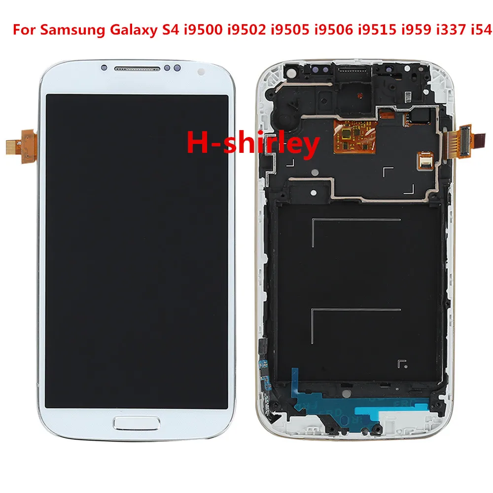 

100%original For SAMSUNG Galaxy S4 LCD Display Touch Screen Digitizer GT-i9505 i9500 i9505 I9508 I959 I9507V Replacement Repair