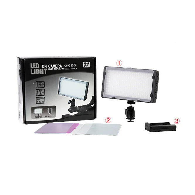 

NanGuang CN-240CH Bi-color LED light LED on camera light video light
