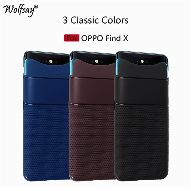 OPPO Find X Case Cover Luxury Soft TPU Silicone Rubber Phone For Full Coque Fundas |