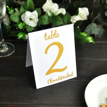 

Gold Foil Table Numbers Two Sided Wedding Table Number Wedding Table Decor Rustic Table Number Signs