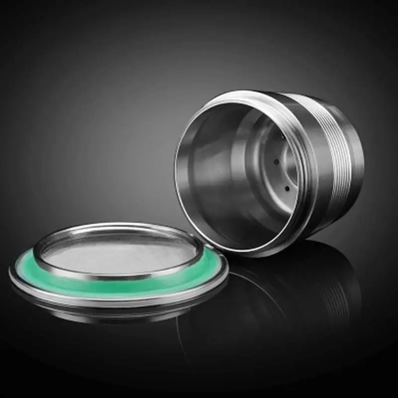 

1pcs reusable stainless steel coffee capsule Strainer cup nespresso espresso coffee shell filter metal shell-hl1220