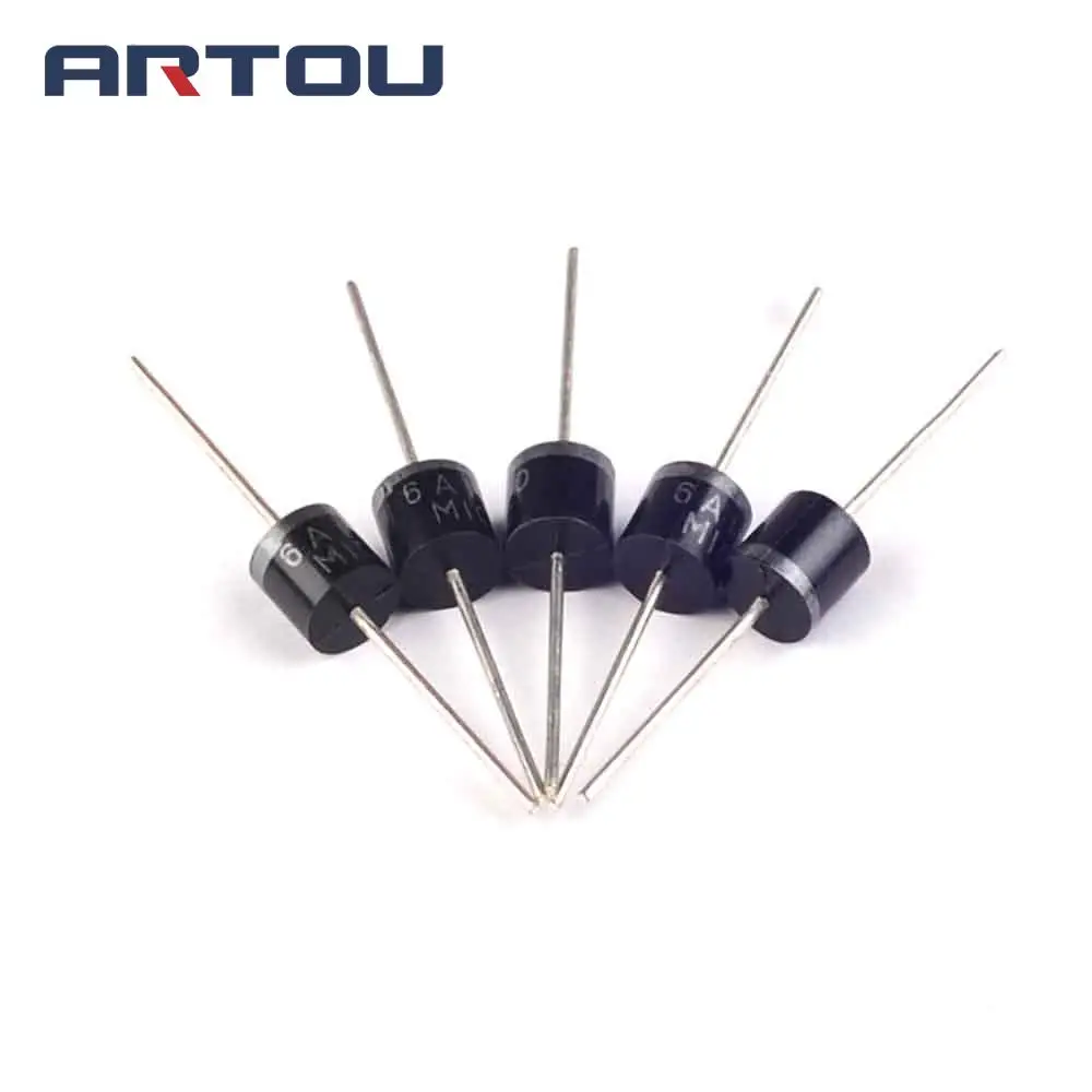 20PCS 6A10 6A 1000V 1KV 6 Amp Axial Rectifier Diode-in Diodes from ...