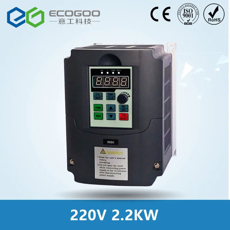 

New HUANYANG inverters High Quality 2.2KW 220V 10A VARIABLE FREQUENCY DRIVE INVERTER VFD Factory Direct Sales free shipping