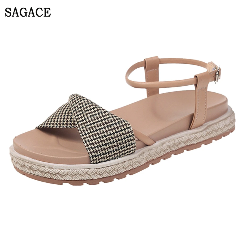 

SAGACE Sandals Female Summer Open Toe Thick Bottom Sponge Cake Roman Shoes Casual Sexy High Quality Outsid Ladies Shoes