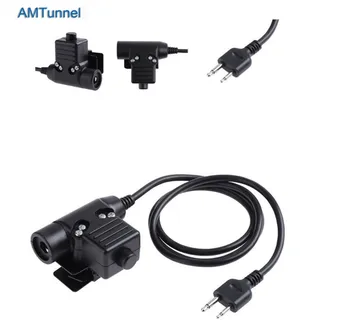 

U94 Tactical Headphone Connector for ICOM V8 V85 V80 V82 IC-F14, IC-F14S, IC-F20, IC-F21, IC-F21BR walkie talkie