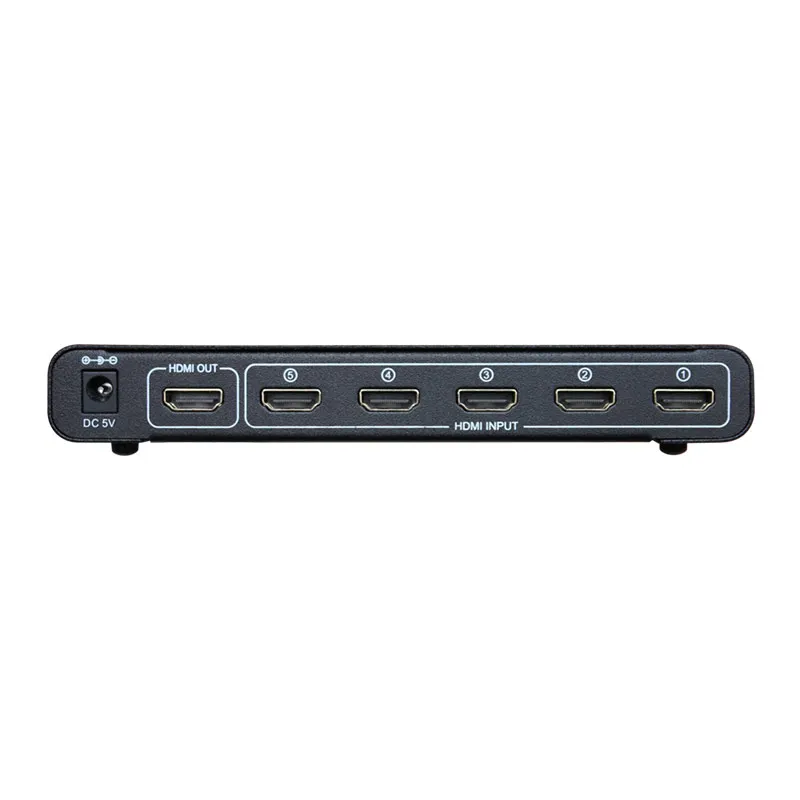 5 входов hdmi порт сплиттер коробка лучшая покупка 4k HD видео сплиттер|Дисплеи| |