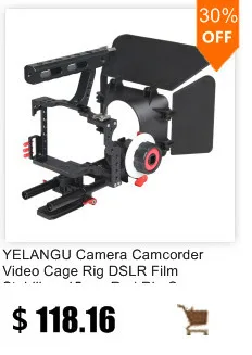 Профессиональный 5 в 1 DSLR Rig комплект плечевая видеокамера Стабилизатор поддержка клетка/Матовая коробка/фоллоу фокус для Canon Nikon sony камера