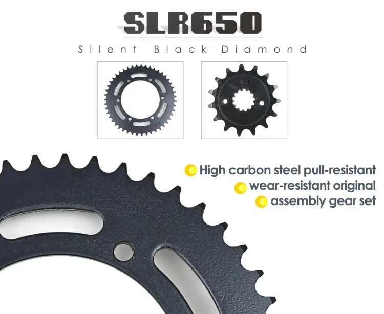 chain and sprocket-SLR650-47T-9