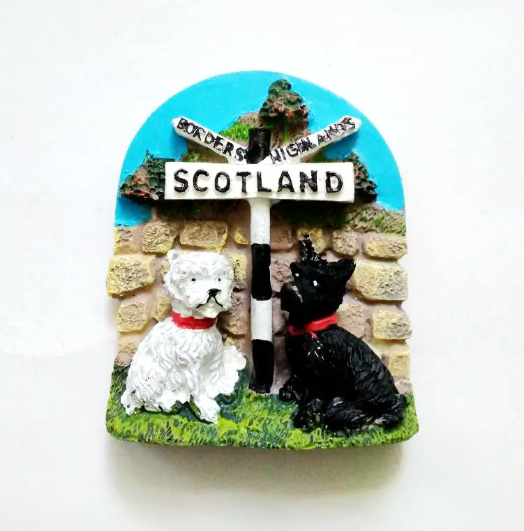Соединенное Королевство Дублин Шотландия 3D магниты на холодильник туризма Сувениры холодильник магнитные наклейки домашние декорации - Цвет: 004