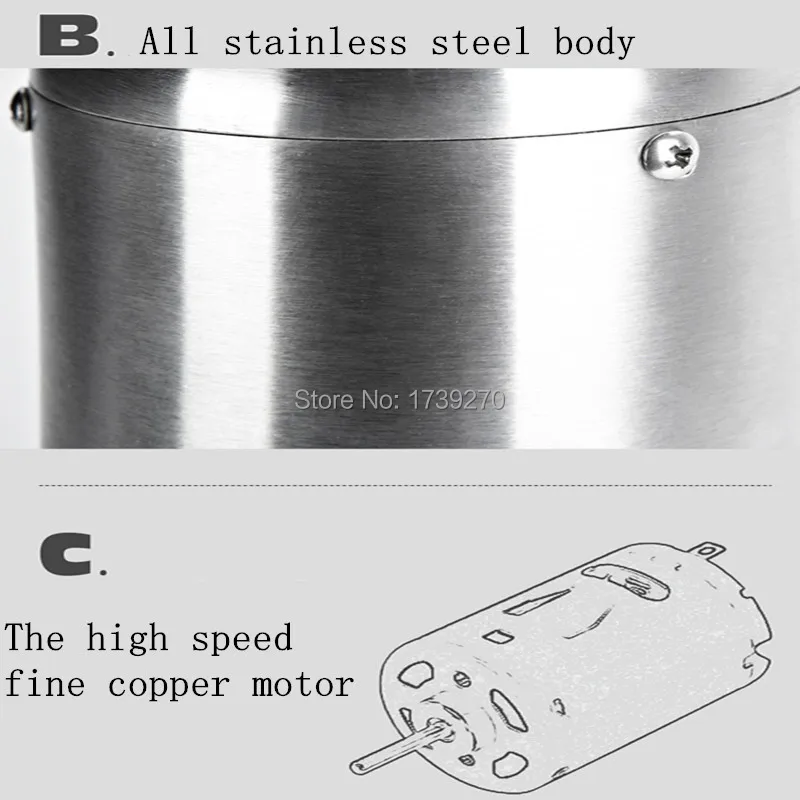 stainkless steel milk shake machine