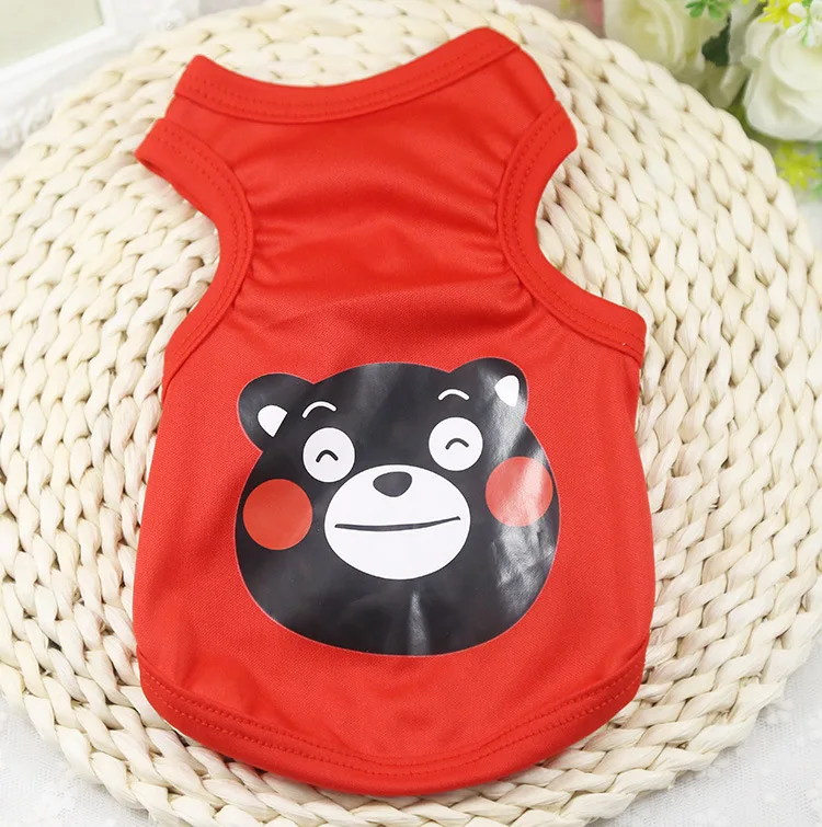Cute Puppy Vest Breathable Mesh Small Dog Shirt T-Shirt Summer Pet Clothes for Cats Puppy Dogs XS S M L XL XXL 9 Colors6