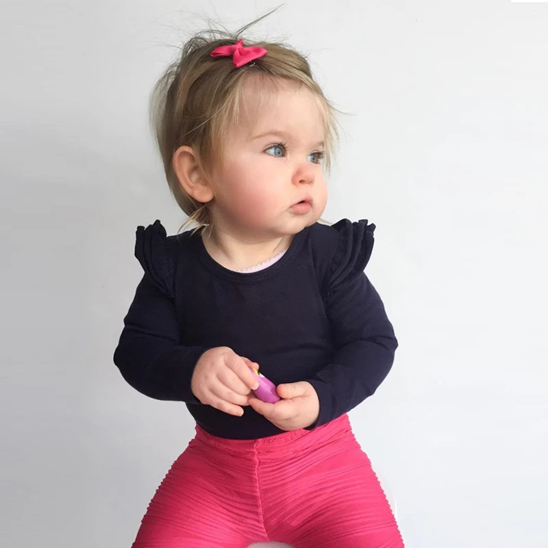 

Infant Baby Girls Boy Cotton Long Sleeve Casual Cotton Comfort Briefs Bodysuit Outfits Jumpsuit Sunsuit 0-24M 8 Colors