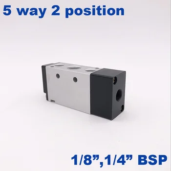 

GOGOATC Pneumatic air valve airtac type 4A110-06 1/8" 4A210-08 Port 1/4 inch BSP 5 way air control valve