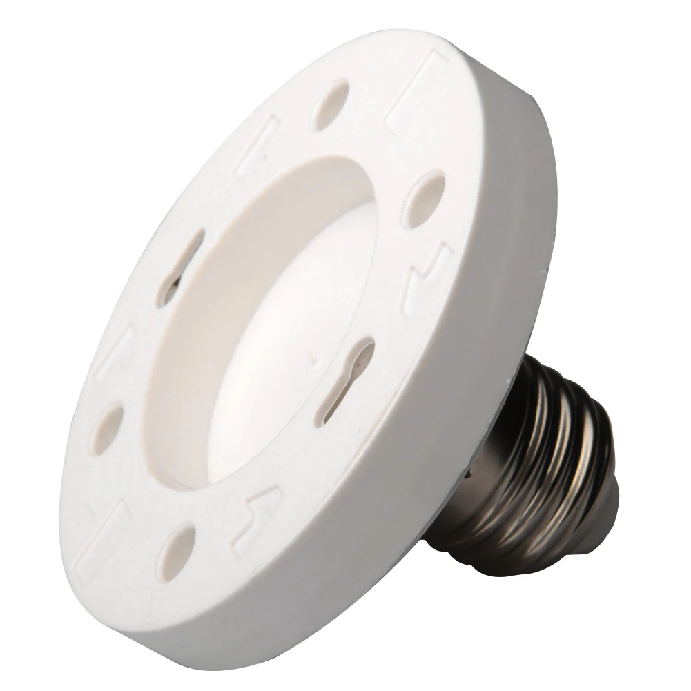 

E27 To GX53 Flame Retardant PBT Fireproof Durable Bracket Bulb Adapter Lamp Holder Base LED Light Home Use Easy Install Indoor