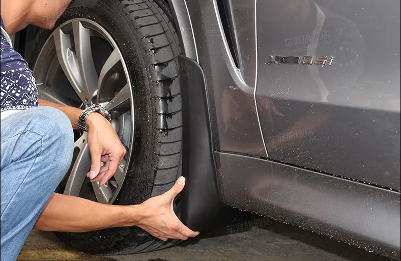 

Front Rear Car Mud Flaps for BMW X5 2014 Plastic Mudflaps Splash Guards Mud Flap Mudguards Car Accessories 4 Pieces / set