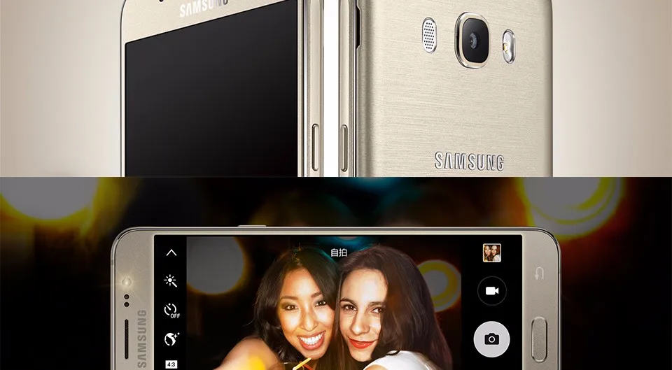 Разблокированный samsung Galaxy J7 J7108() 5,5 дюймов 3 ГБ ОЗУ 16 Гб ПЗУ LTE 4G 13 МП камера Восьмиядерный FDD/TDD NFC мобильный телефон