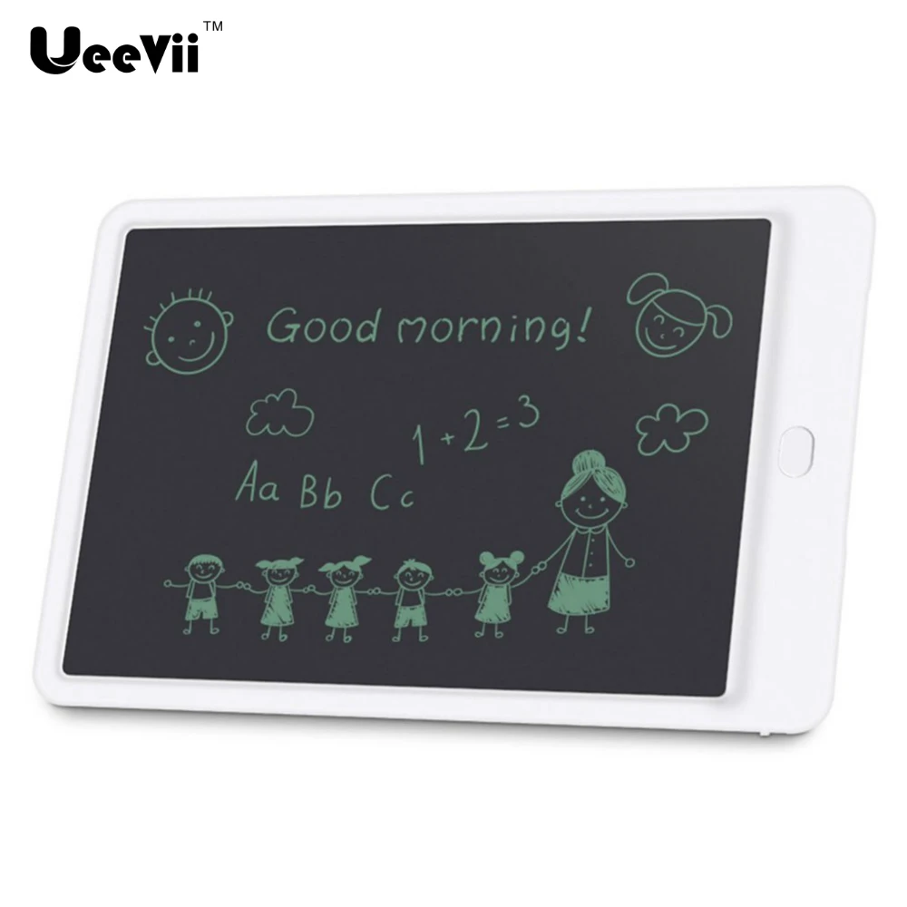 

UEEVII White Color 10 Inch LCD With Screen Lock Button Drawing Board Portable Smart Handwriting Tablet Pads For Handwriting Pen