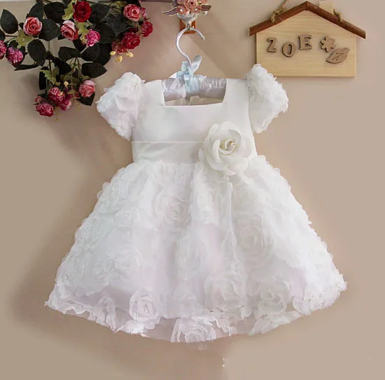 Flower Baby Girl Lace Party Christmas 2