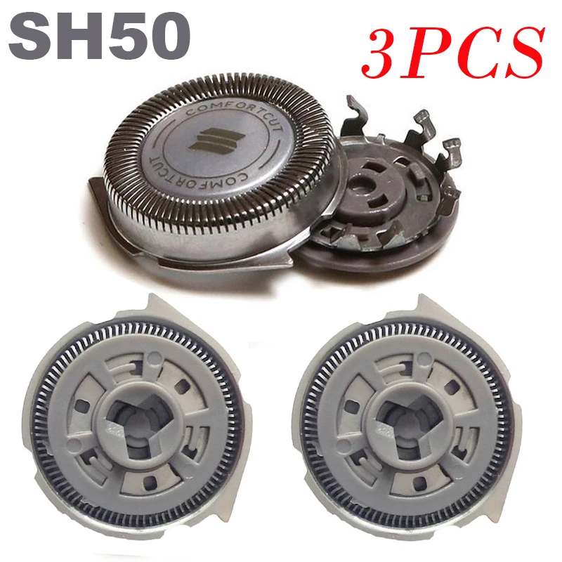 

3Pcs SH50 New Replacement Razor Blade CHead for Philips Electric Shaver Head S5510 S5340 S5140 S5110 S5400 S9161 S5050 S7510