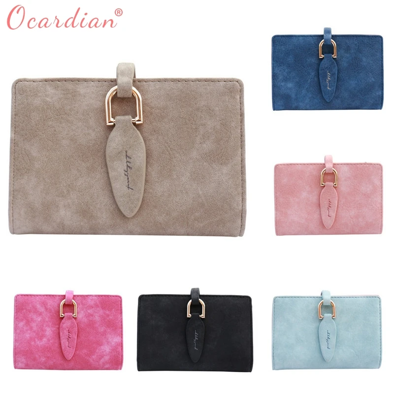 OCARDIAN Fashion Women Mini Credit Card Holder Leather Leaves Hasp Bank Card Bag Dropship