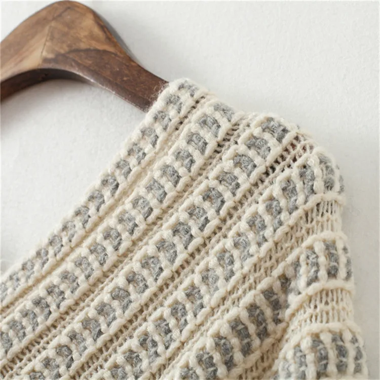 Европейский и американский романтический Сью накидка для женщин длинные Асимметричный пуловер свитер