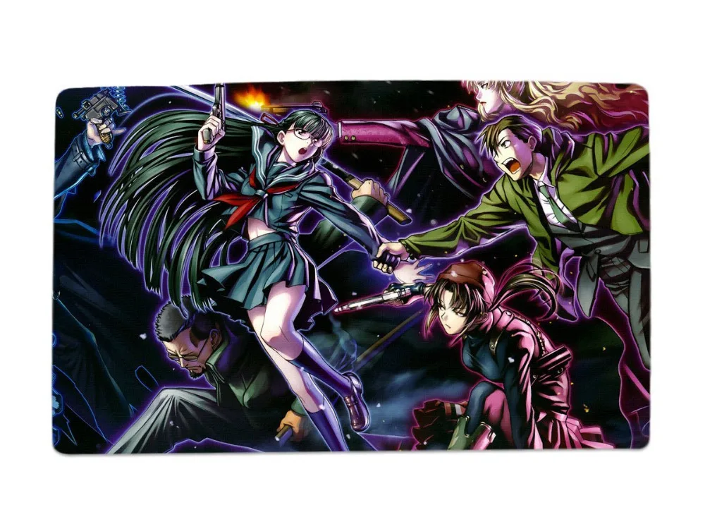Black Lagoon Anime Characters Desk &amp Mouse Pad Table Play Mat (Group Photo 4) Athletics | Компьютеры и офис