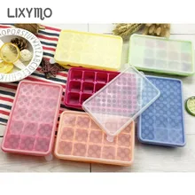 15 ячеек большой кубик льда формы-лотки с крышкой производители вечерние кухонные мороженое DIY формы Детская силиконовая форма коробки с крышкой LIXYMO