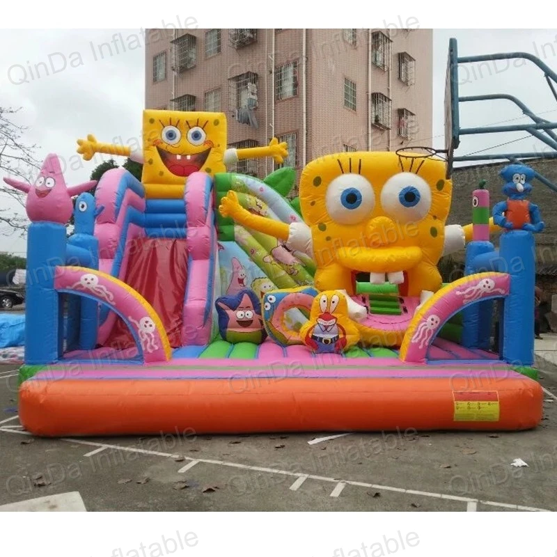 Новый стиль надувной дом прыжков 0.55 mmpvc Дракон fun city гигантский надувной горки для продажи