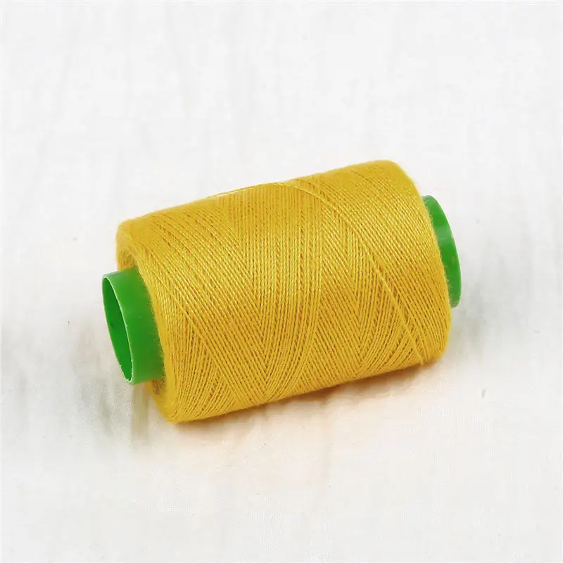 1 шт. Серебряная полиэфирная машинная вышивка швейные нитки для ручного шитья Ремесло патч рулевое колесо швейные принадлежности - Цвет: Dark Yellow