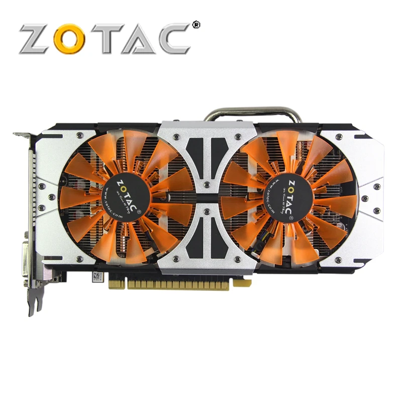 Original ZOTAC Video Card GPU GTX 750Ti 2GB 128Bit GDDR5 Graphics Cards Map for nVIDIA GeForce GTX750 Ti Thunderbolt 2GD5