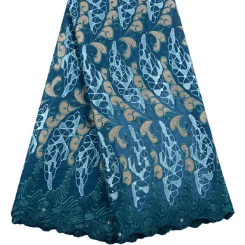 

Green African Lace Fabric Swiss Voile Laces Fabrics High Quality Cotton Lace Fabric French Lace Fabric For Men Women Dress 1082