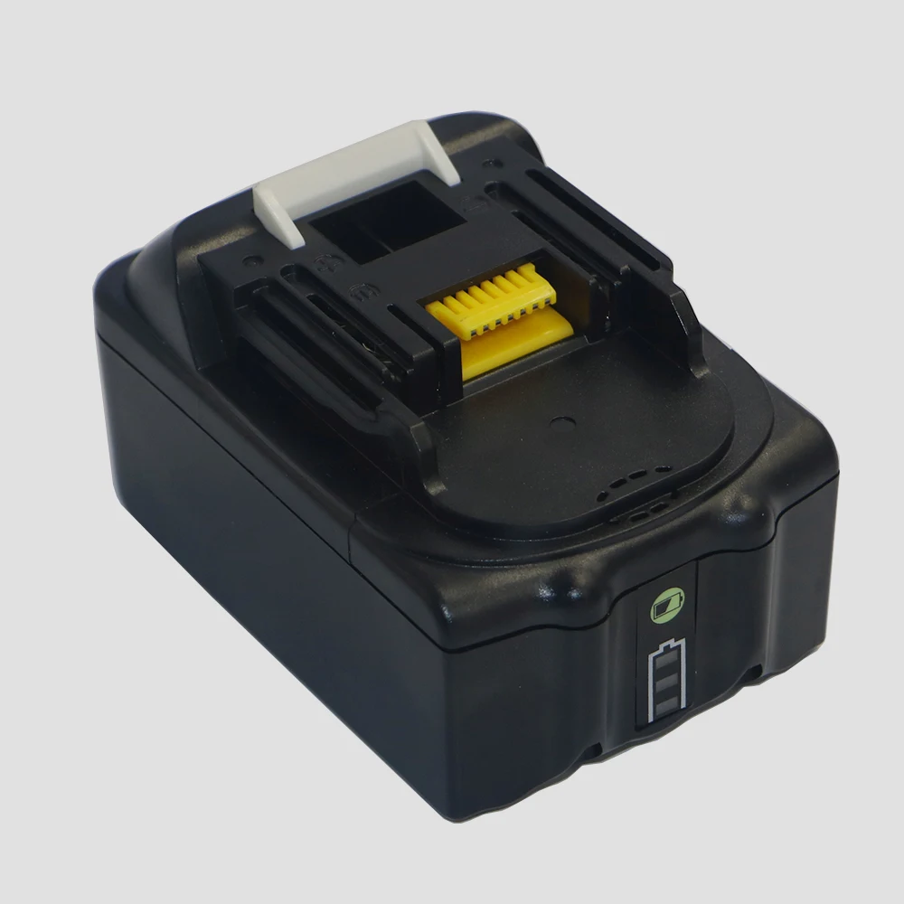 DVISI New 18V 5000mAh Replacement Batteries with LED Indicator for Makita BL1850 LXT400 BL1840 Rechargeable Cordless Power Tools